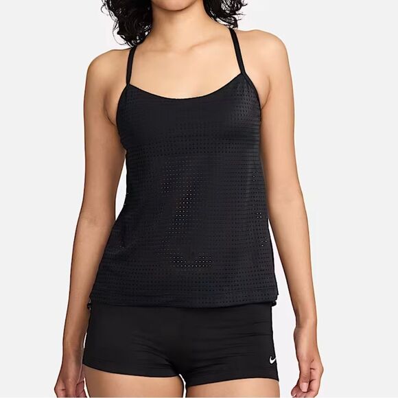 Nike Essential Layered 2-in-1 Tankini Top-Size XL - Picture 1 of 10